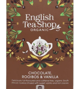 English Tea Shop Organic Chocolate Rooibos & Vanilla Tea Bags 20pc