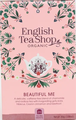 English Tea Shop Organic Wellness Tea Beautiful Me 20pc